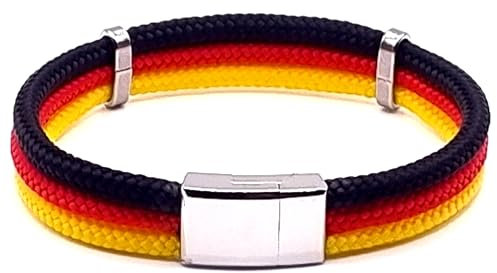 Generisch JoJewelry Deutschland Fan-Armband inkl.Geschenkbox/individuell hergestellt und hochwertig verarbeitet (Deutschland, 22.00)