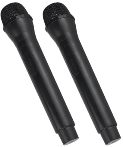 Stronrive Pretend Microphone,Stage Mic Toy Set Stage Mic Toy Pretend - Simulation Toy Microphone, Realistic News Fake Microphone Props, for Birthday