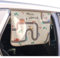BEBEDECO Magnet Auto Sonnenschutz Vorhang für Seitenfenster für Baby Kinder - Sonnenschutz Sonnenschutz Sonnenschutz Rollo (Hello Vehicle)