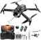 Drohne mit Kamera 4K Faltbare Drohnen mit Duale Kameras Quadcopter 5G WIFI FPV Drone mit 4K HD Kamer Leichte Drones für Anfänger Erwachsene, Bürstenloser Motor,360° Flip, Klasse-C0 (2 Batterien)