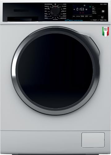 Sangiorgio - Lavatrice da 10 kg, Libera Installazione, 1400 Giri, Classe energetica A, Bianca, Frontale, Automatica, Acciaio Inossidabile, Efficienza A