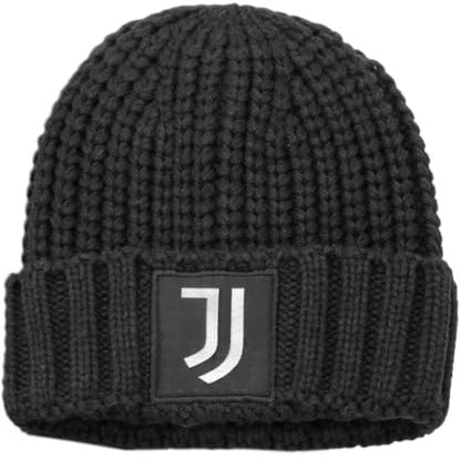 JUVENTUS Unisex 133525 Juve Beanie-Mütze, Schwarz, One Size