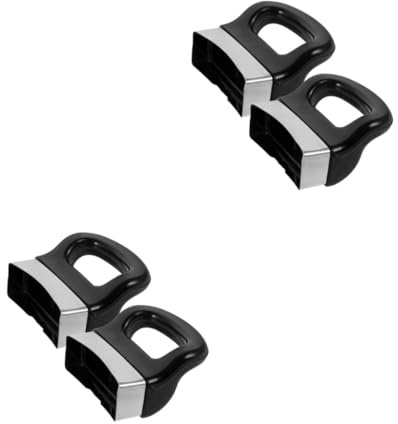 IMIKEYA Set di 2 manici ausiliari per pentola, piatto pane bachelite, manico corto, manici per pane, maniglie laterali, pressione del pane, manico laterale, accessori per pentole, 2 pezzi x 2