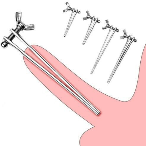 LZYLWC Edelstahl Dilatatoren für Männer Harnröhre Sounding Set Penis Plug Urethral Dilator Katheter Urinal Dilator Metall Penis Stab Erweiterung Sexspielzeug für Männer (Kurz/6MM)