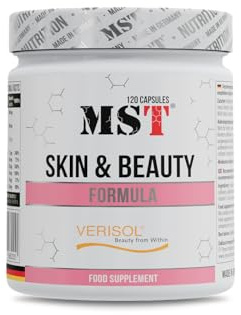 MST® Skin Beauty Formula – VERISOL® Kollagen-Peptide + Hyaluronat, Biotin, Zink, Vitamin C & D3 (120 Kapseln)