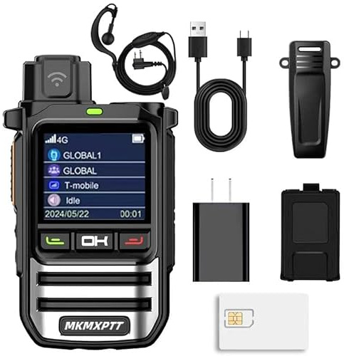 PoC Radio Global walkie Talkie per 8000 chilometri Escursioni a lunga distanza e campeggio Amateur bidirezionale (1PC)