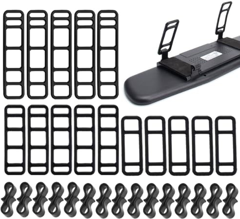 YAYNO 30 Stück Fahrrad Silikonband Fahrradlicht Gummiband Elastische Fahrrad Silikonband Taschenlampe Befestigungsband Halterung Befestigungsband Fahrrad Rücklicht für LED Leuchten
