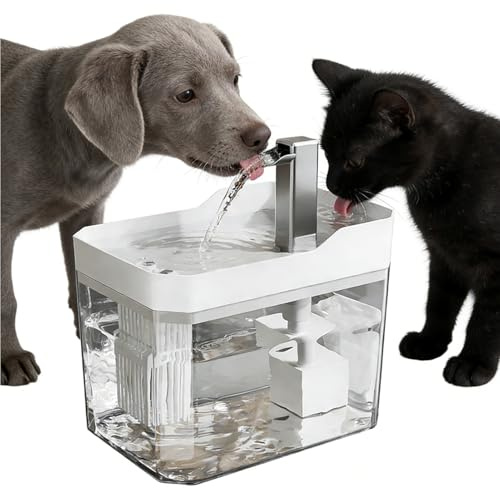 Fontaine À Eau Pour Chat En Bol 1.5L Abreuvoir Dynamique, Facile à , | Fontaine à Eau Automatique Pour Maison Dortoir Appartement Chambre Salon Balcon