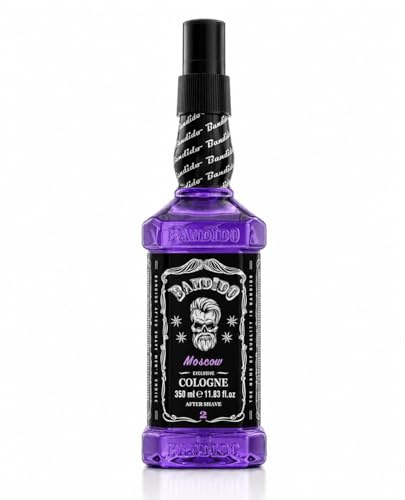 Bandido After Shave Cologne Moscow 350 ml – Barber Cologne für Herren – Frisches maskulines Aftershave & Body Spray – Langanhaltender Duft – Ideal nach der Rasur & als Haarparfum
