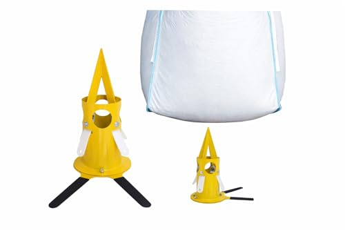Big Bag Dispenser Valve, Heavy Duty Bulk Bag Spout, Fertiliser, Grain, Seed & Feed Flow Control, Durable Agricultural Use