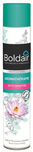 BOLDAIR - Désodorisant Aromathérapie activ' Patchoouli - Spécial Personnes Sensibles - Anti allergies - Pulvérisation sèche - sans retombées humides - 500ML - Fabrication française