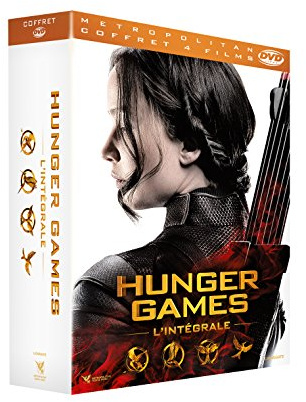 Coffret intégrale hunger games 4 films : hunger games ; l'embrasement ; la révolte, vol. 1 et 2