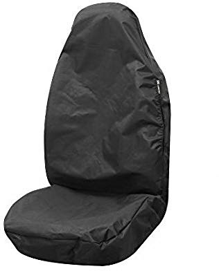 Simply ABSBP01 Airbag Compatible Car Van Front Seat Protector, Universal Fit, Black, 138 x 61 cm
