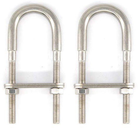 M8x100 Boulon en U en acier inoxydable 304 (2 pièces)
