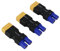 OliYin 3 stücke Männlich XT60 zu Weiblich EC3 Losi Connector Adapter für Crawler Turnigy (Packung von 3)