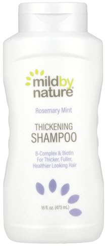 Mild By Nature, Thickening B-Complex + Biotin Shampoo by Madre Labs, No Sulfates, Rosemary Mint, 14 fl oz (414 ml)