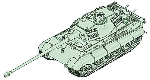 1/72 Königstiger mit 105mm kWHL/68 (Porsche-Turm)
