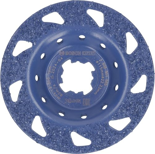 Bosch 1x EXPERT Multi Material Carbide-Topfscheibe Medium (für Farbe auf Holz, Ø 115 mm, mittel, Professional Zubehör Kleiner Winkelschleifer)