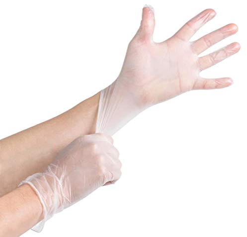 GuardFlex Disposable Gloves | Vinyl | Large | Powder Free | Pack of 100