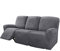 Honeyhouse Sofabezug, 8 Stück Velvet Plüsch Schonbezug Strecken Sofa Überwurf Weich Dick Sofahusse Waschbare Möbel Protector für 3 Sitzer