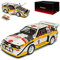 AUTOart A-U-D-I Sport Quattro S1 Rallye Monte Carlo 1986 Mikkola Hertz mit Nacht Scheinwerfer 88602 1/18 Modell Auto mit individiuellem Wunschkennzeichen