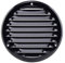 Steinberg14 Grille d'Aération Ronde 125mm - Noir avec Maille de Protection - Grilles de Ventilation - Registre d'évacuation d'air
