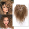 Silk-co Haarteile Echthaar Clip in Extensions Echthaar Kinky Curly Afro Doppelt Tressen Hair extension für komplette Haarverlängerung 8 Teilig 18 Clips 7A Real Human Hair 40cm-115g #27 Dunkelblond
