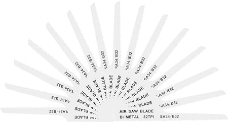 Sealey Air Saw Blade 32tpi - Pack of 15 - SA34/B3215