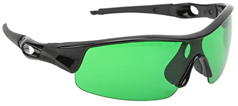 Growroom-Brille für LED-Beleuchtung Visueller Augenschutz UV-Schutzbrille Zum Arbeiten(grün)