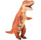 Rafalacy Aufblasbares Dinosaurier-Kostüm für Erwachsene, T-Rex- und Jurassic-Kostüm, lustiges Halloween-Party-Kostüm, Kostümanzug Karneval Party Dino Kostüm