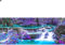 Pintura Diamantes Grande Paisaje Cascada 110x50 cm (interior 104x44 cm) kit Diamantes Paisaje Punto de Cruz Diamante Paisajes Cristal Arte de Mosaicos Manualidades Adultos Kit Arte Diamante Kit