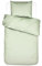 ESSENZA Bettwäsche Guy Pistache, 135x200 + 1x 80x80 cm - 100% Baumwollrenforce 144TC - Uni