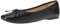The Drop Damen Ballerinas Pepper mit Schleife, Schwarz, 38
