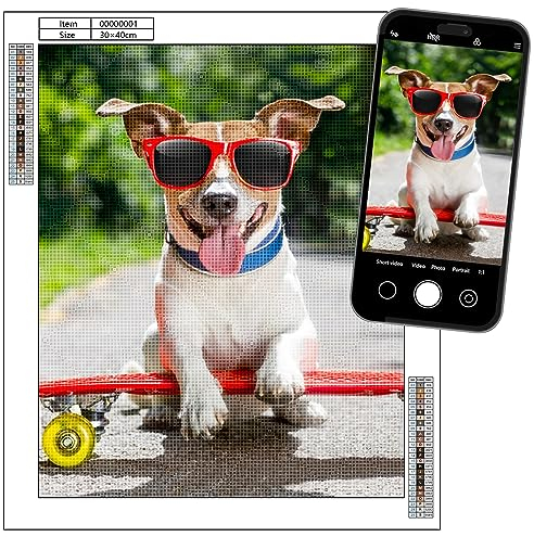 papasgix Diamond Painting Eigenes Foto Personalisiert Bilder, Custom Benutzerdefinierte Diamant Painting Diamant Full Bilder Home Decor