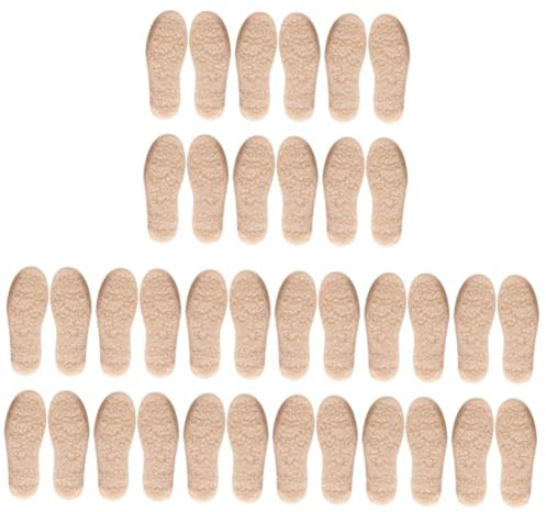 PRETYZOOM 18paare Winter-innensohlen Für Junge Mädchen Warmhalte-schuheinlagen Aus Atmungsaktivem Kunstfell Rutschfest Schweißabsorbierend Und Schneidbar Für Stiefel Und Freizeitschuhe