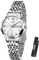 Taxau Uhren Frauen Silber Klassische Edelstahluhren für Frauen Kleid Diamant Römische Uhren für wasserdichte Analog Quarz Damenuhren Reloj para Mujer