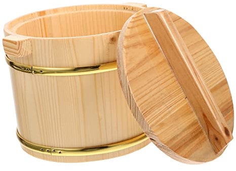 CIYODO Rice Bucket Sushi Rice Barrel for Kitchen Household Use for Sushi Making