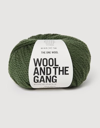 Wool and the Gang The One Wool, Field Green, 100g, Chunky