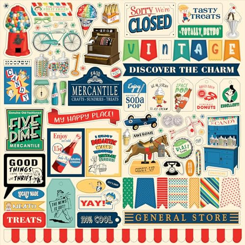 Mercantile Element Aufkleber