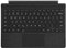 NUWONAYA Keyboard for Surface Pro 7+/7/6/5/4/3, Portable Slim Type Cover for Surface Pro, Wireless Keyboard with Multi-Touch Trackpad,7 Color Backlit,Black