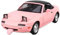 1 24 Für Mazda Miata MX5 Legierung Automodell Druckguss Metall Miniatur Auto Sound Licht Sammlung Spielzeug Fahrzeug Geschenk Druckgussmodelle Motorfahrzeuge(Rosa)
