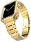 AHGDDA Cinturino in acciaio inossidabile per Apple Watch Ultra band 49mm 38/40/41mm 42/44/45mm S10 42MM 46MM Bracciale per s 10 9 8 7 Se 6 5 4 Se Cinturini per orologi(Gold and case,40mm)