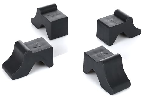 LaGreen Flower Pot Feet Anthracite 4-Piece Set - Elevation for Plant Pots Made from Extra Stable Plastic