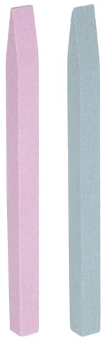 QUARKZMAN Pierre Ponce Lime â Ongles Vert Rose 2Pcs pour Soin Des Ongles | Ultra-Élevé Feuille Plastique Blanche, pour Maison, Industriel