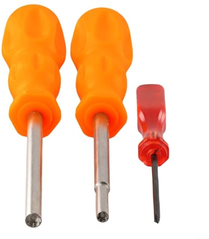 Security Screwdriver Set Gamebit 3.8mm 4.5mm Y Type for Nintendo NES For SNES N64 For GameCube for Game Boy Console Repair Maintenance Tool For Metal Bits(Orange)
