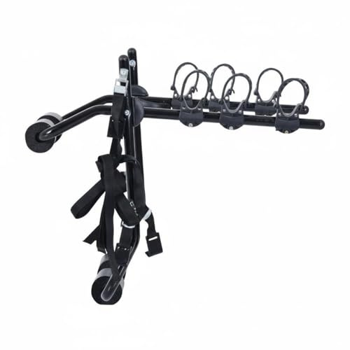 Hellery Heck-Fahrradträger Stabil Heckklappenträger Platzsparend Auto-Fahrradhalter für Reise, Camping