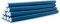 ECENCE 10 Papilotten Lockenwickler flexibler Wickler Locken ohne Hitze Heatless Curls Durchmesser Ø 14mm x 240mm Länge Blau Locken über Nacht