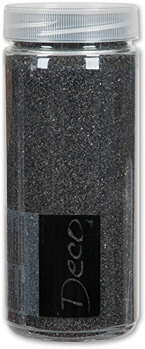 Farbsand anthrazit 500ml (ca.750gr.) 0,5mm in der Dose