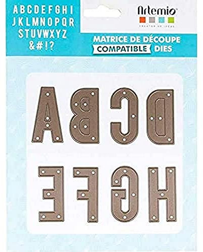 Artemio Thinlits Stanzform, Alphabet, 4,8 cm