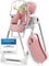 Sweety Fox Hochstuhl Baby mit Liegefunktion - Verstehllbar und Klappbar, Kinderstuhl mit Sicherheitsgurt - Mitwachsender Kinderhochstuhl 6 Monaten bis 3 Jahren, max. 15 kg - Rosa